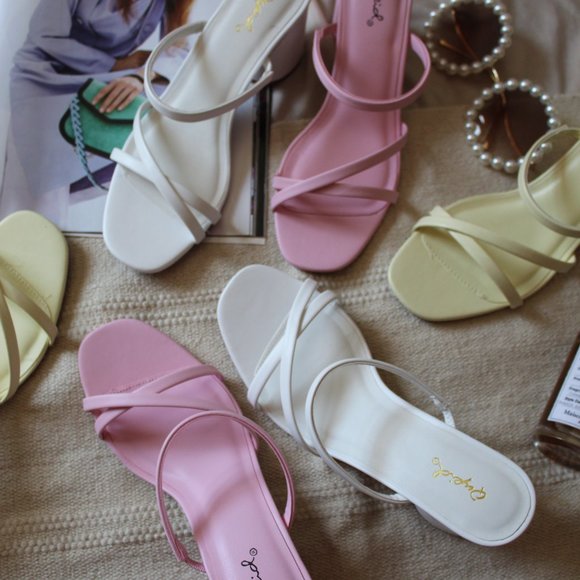 🚨FEW PAIRS LEFT// Pastel Yellow Strappy Sandal - Picture 12 of 12